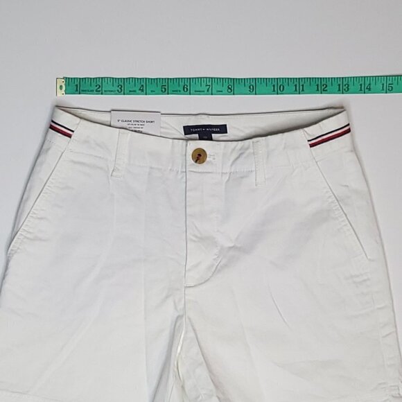 Tommy Hilfiger White Cotton Shorts Women's 00 NWT - Picture 7 of 10